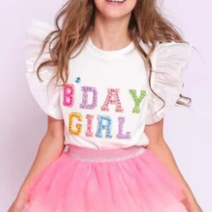 Lola & The Boys Birthday Ruffle Shirt